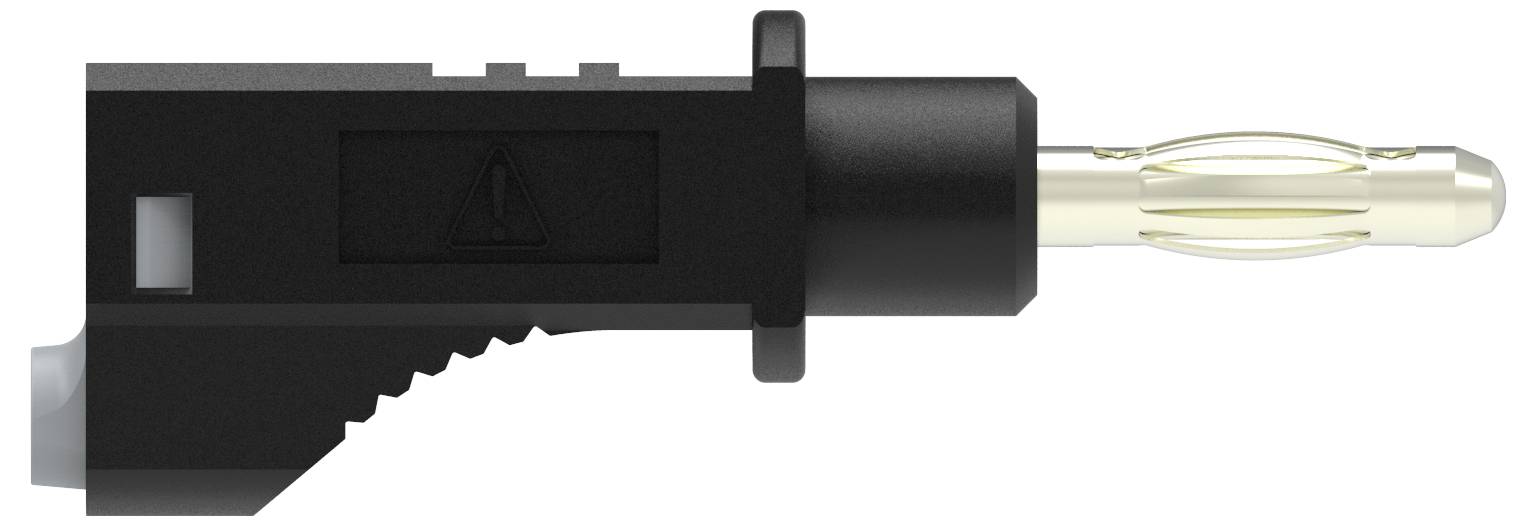 Electro PJP 2111-CD1-50N Измерительный провод с разъемом типа «банан» 4 мм, 50 см, черный, 1 шт.