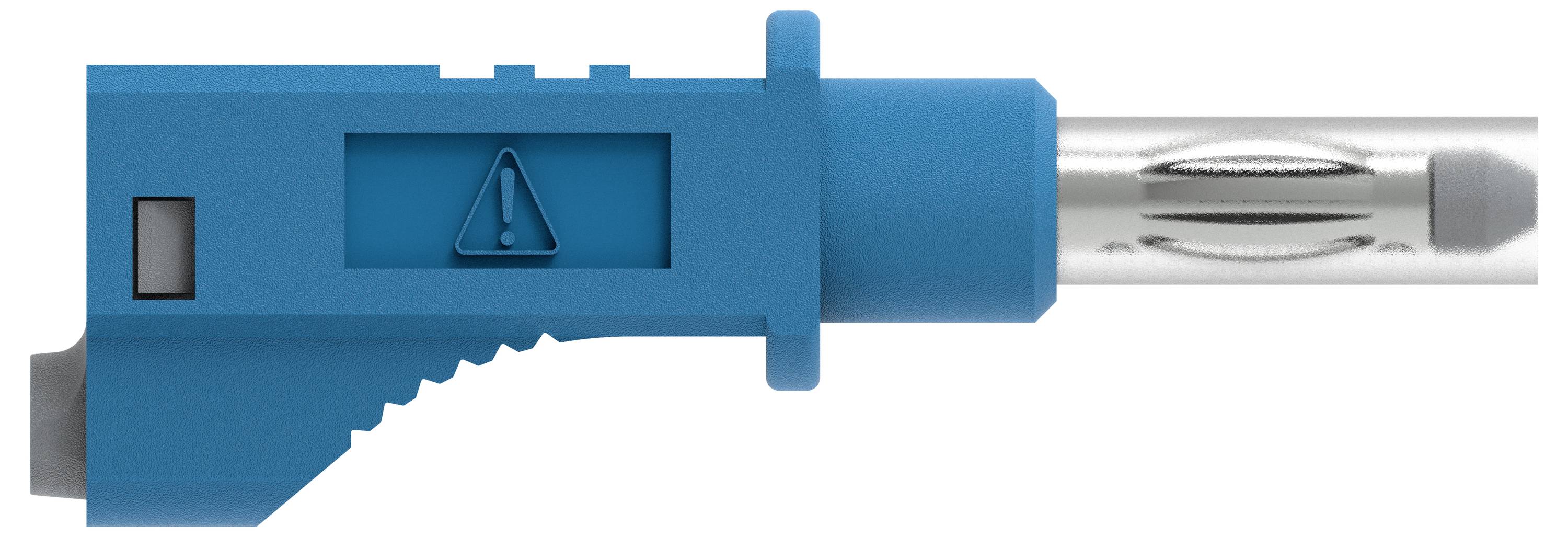 Вимірювальний щуп Electro PJP 2214/600V-CD1-25BL, штекер 4 мм, 25 см, синій, 1 шт.