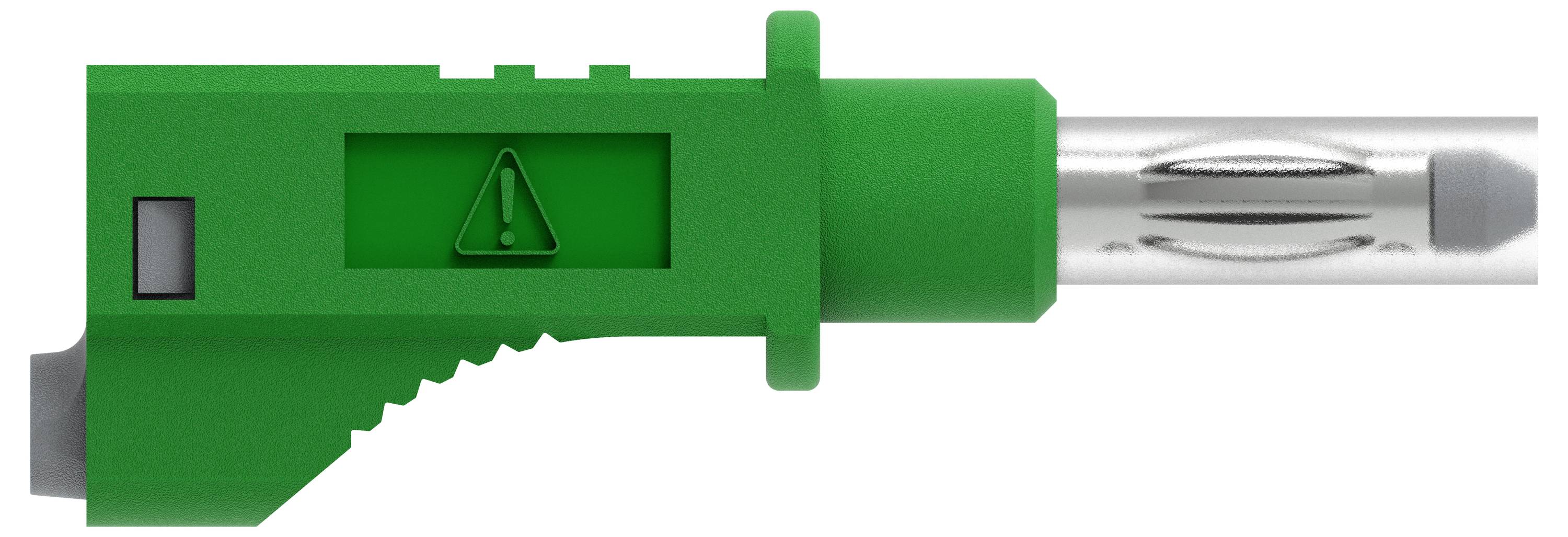 Вимірювальний щуп Electro PJP 2214/600V-CD1-25V, штекер 4 мм, 25 см, зелений, 1 шт.