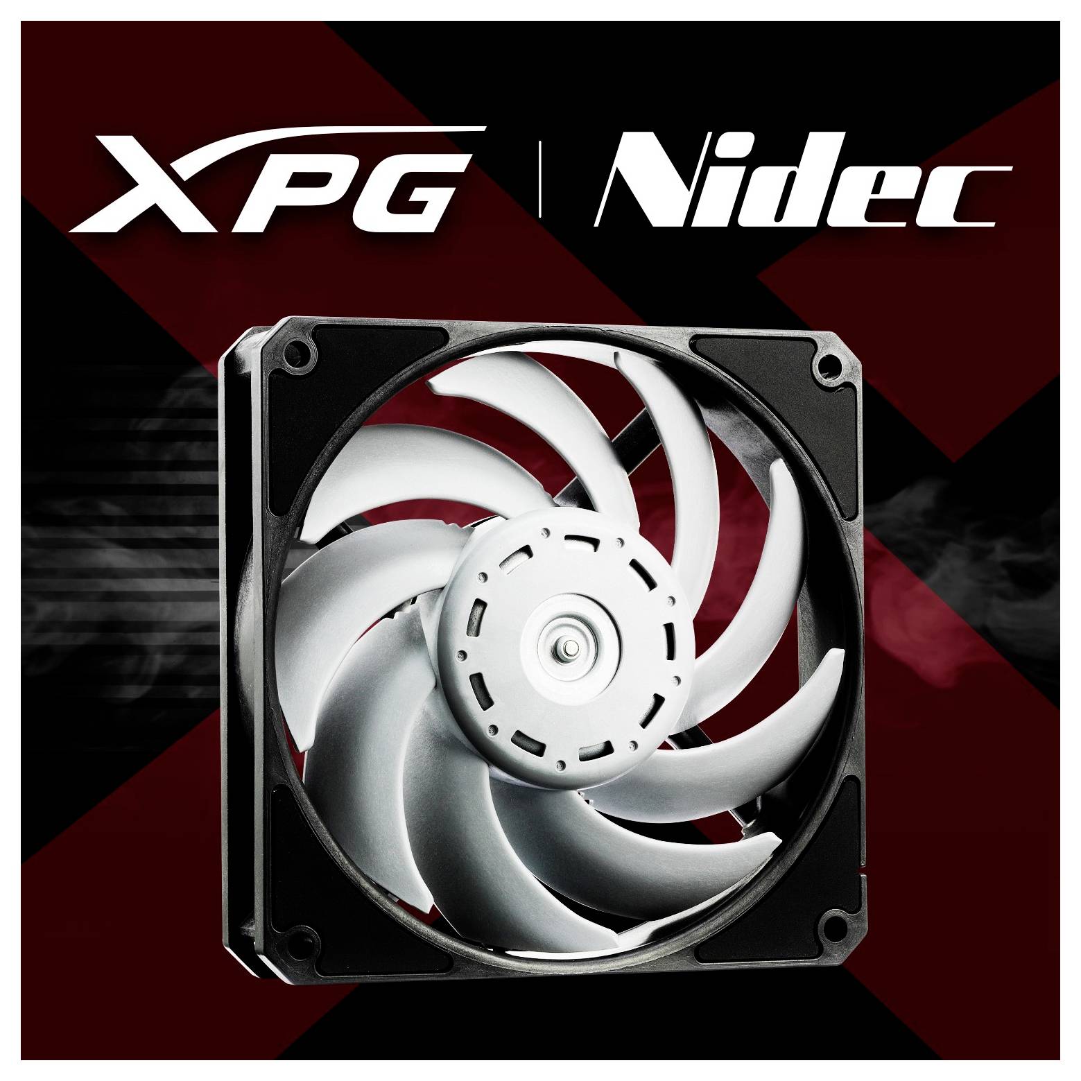 ADATA VENTO Pro 120 Wentylator do obudowy PC czarny, biały (S x W x G) 120 x 25 x 120 mm-1