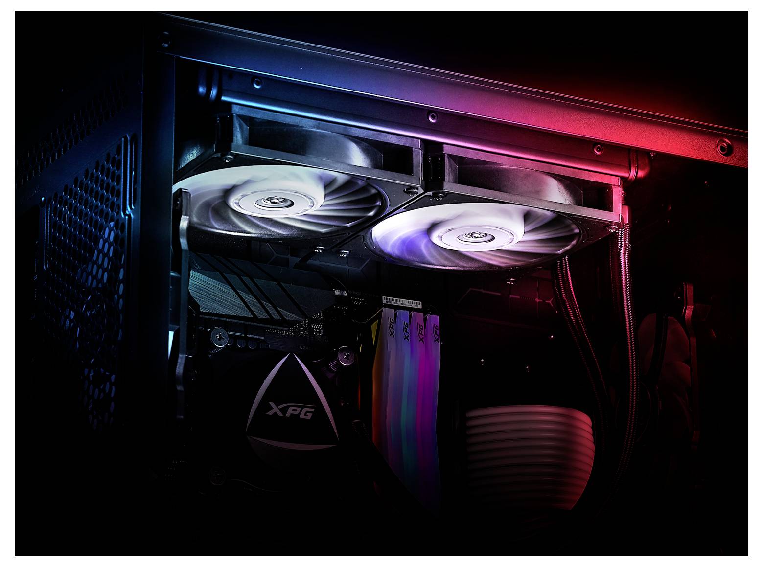 ADATA VENTO Pro 120 Wentylator do obudowy PC czarny, biały (S x W x G) 120 x 25 x 120 mm-2