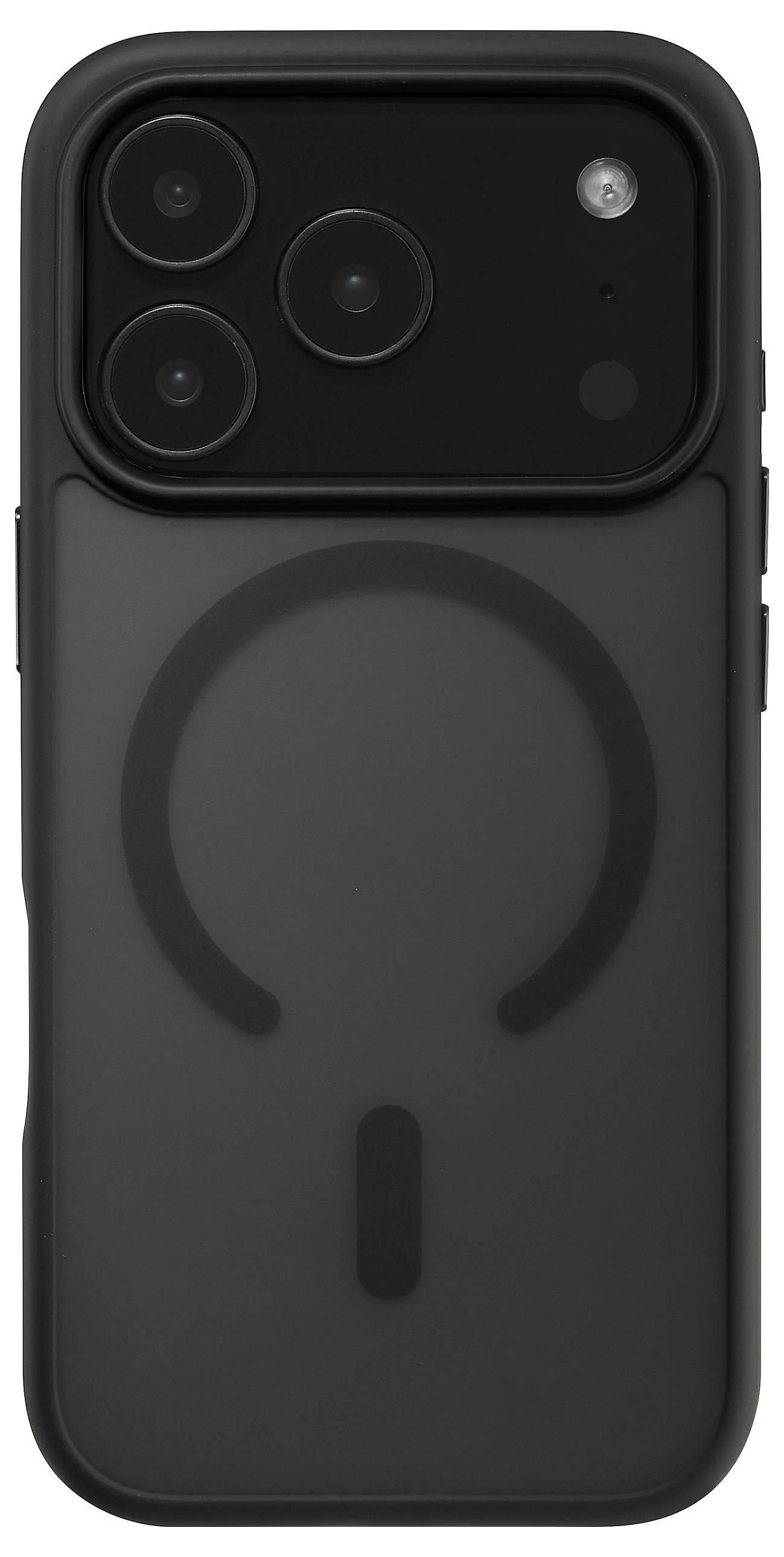 Чохол Renkforce RF-6830726 для Apple iPhone 17 Pro, чорний, прозорий, сумісний з MagSafe, бездротова зарядка RF-6830726