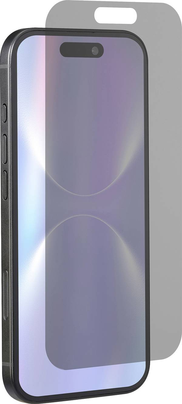 Renkforce Privacy Folia ochronna na wyświetlacz z funkcją ochrony prywatności<br><br> Apple iPhone'a 17 1 szt. Anti Fingerprint (Odcisk palca), odporna na zarysowania RF-6830760