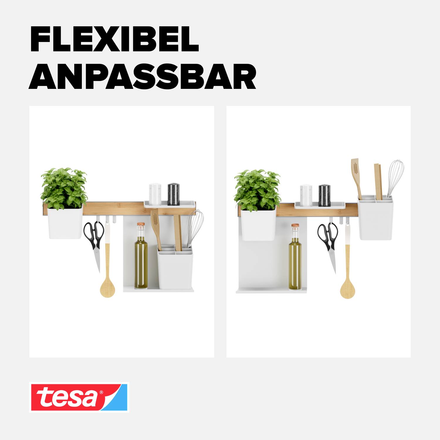 tesa 70041-00000-00 Kombi-Set білий 1 комплект