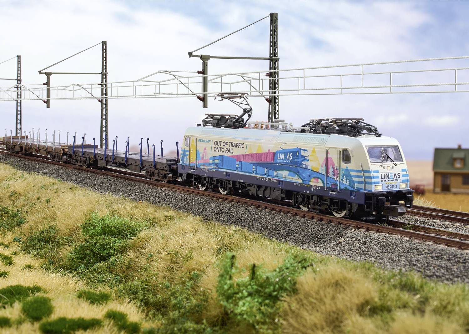 Стартовий набір для вантажного поїзда MiniTrix 11165 від Railpool AG