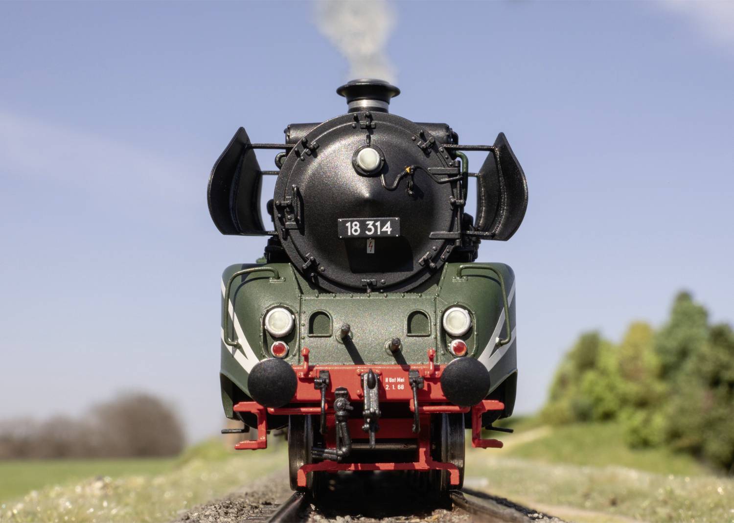 Паровоз H0 TRIX H0 25029, Цифровий звук постійного струму, Довжина над буферами: 272 мм, Епоха: III