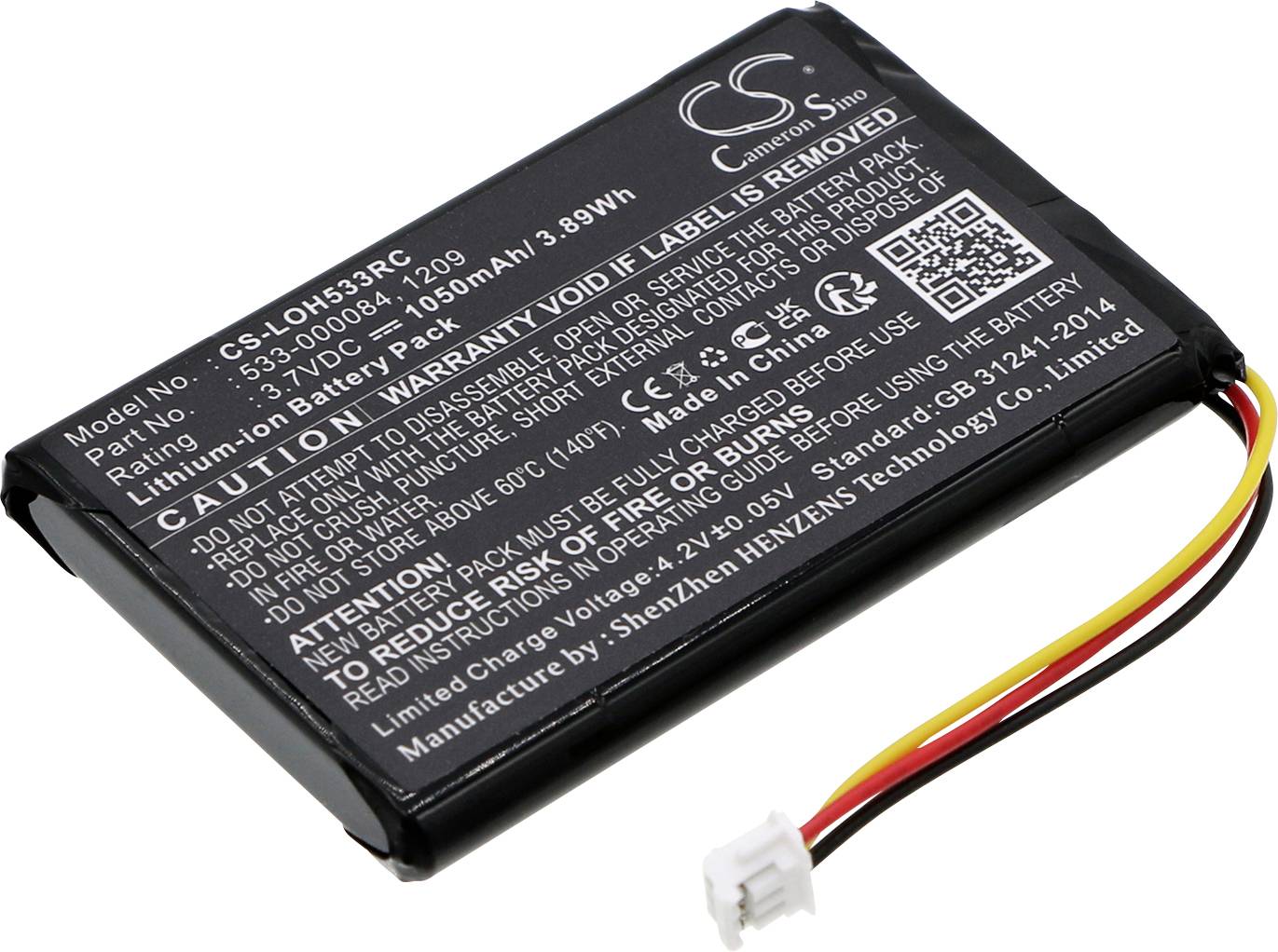 Акумулятор для електроінструменту CS Cameron Sino 3.7V 1050mAh