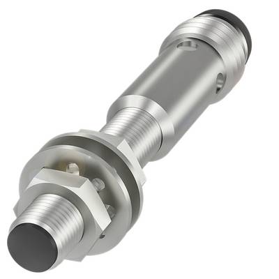 Metalowy cylinder z gwintem i łbem śruby, prawdopodobnie część przemysłowa lub komponent do zastosowań w budowie maszyn.
