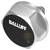 Czujnik metalowy z czarną powierzchnią przednią i białym napisem 'BALLUFF'. Odpowiedni do zastosowań przemysłowych.