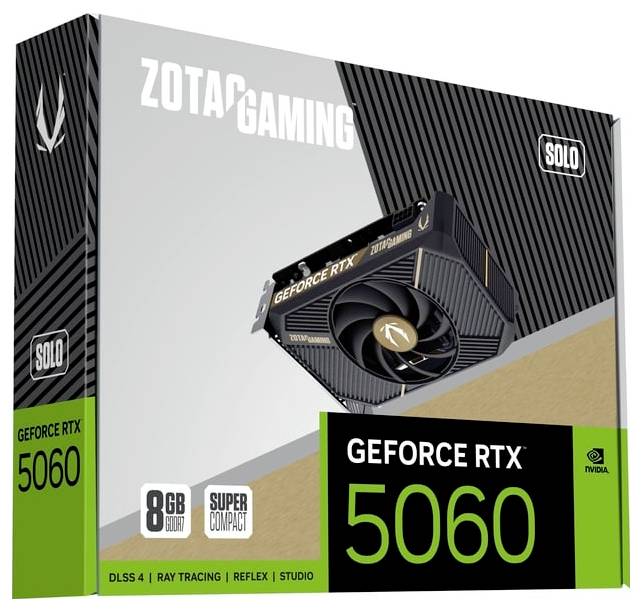 Zotac Karta graficzna Nvidia GeForce RTX 5060 GeForce RTX 5060 8 GB GDDR7 RAM PCIe x8 HDMI, DisplayPort NVIDIA G-Sync , -5