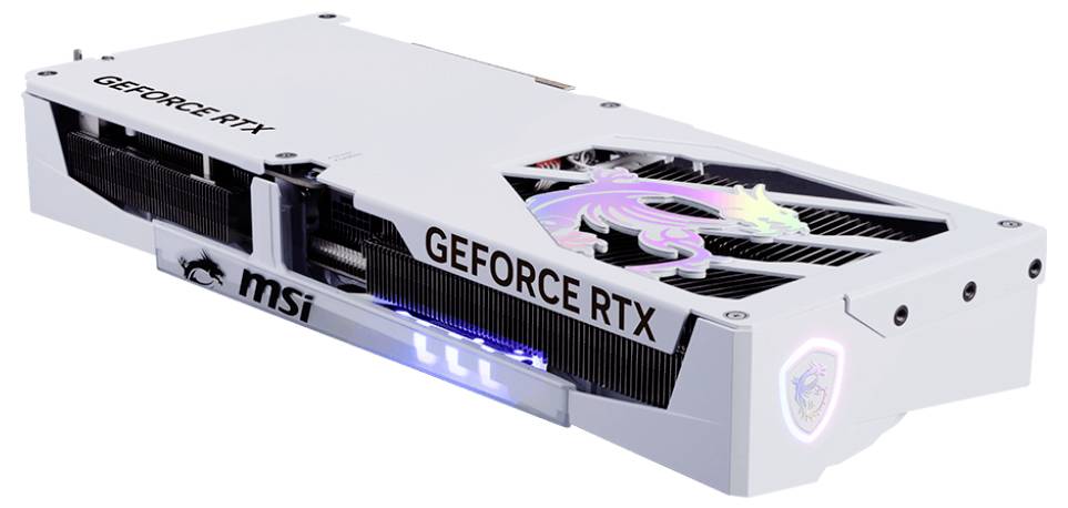 MSI Karta graficzna Nvidia GeForce RTX 5070 Ti Gaming Trio OC White 16 GB GDDR7 RAM PCIe x16 HDMI, DisplayPort NVIDIA G--3