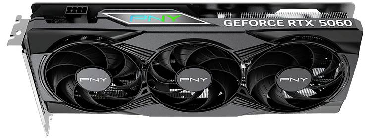 PNY Karta graficzna Nvidia GeForce RTX 5060 GeForce RTX 5060 8 GB GDDR7 RAM PCIe x8 HDMI, DisplayPort NVIDIA G-Sync , Po-4