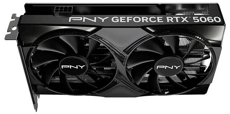 PNY Karta graficzna Nvidia GeForce RTX 5060 GeForce RTX 5060 8 GB GDDR7 RAM PCIe x8 HDMI, DisplayPort Podkręcona, Vulkan-4