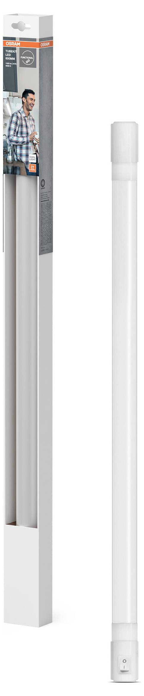 Світлодіодна лампа OSRAM HOMELIGHTING TubeKIT 600 мм 8,9 Вт 4000K 4099854538681 8,90 Вт