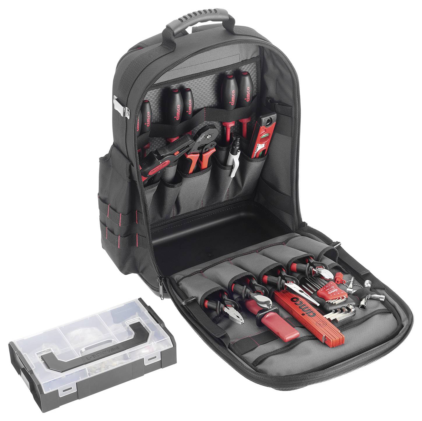 Рюкзак для інструментів Cimco Werkzeug-Rucksack Ergo-XL30 електричний 170426 Рюкзак для інструментів з обладнанням (Д x Ш x В) 280