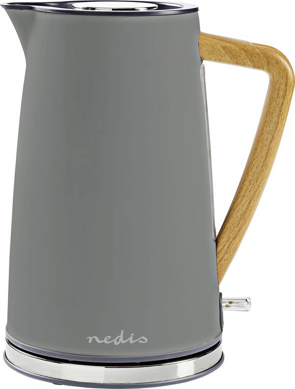 Nedis KAWK510EGY Czajnik lampka kontrolna szary Pojemność: 1.7 l