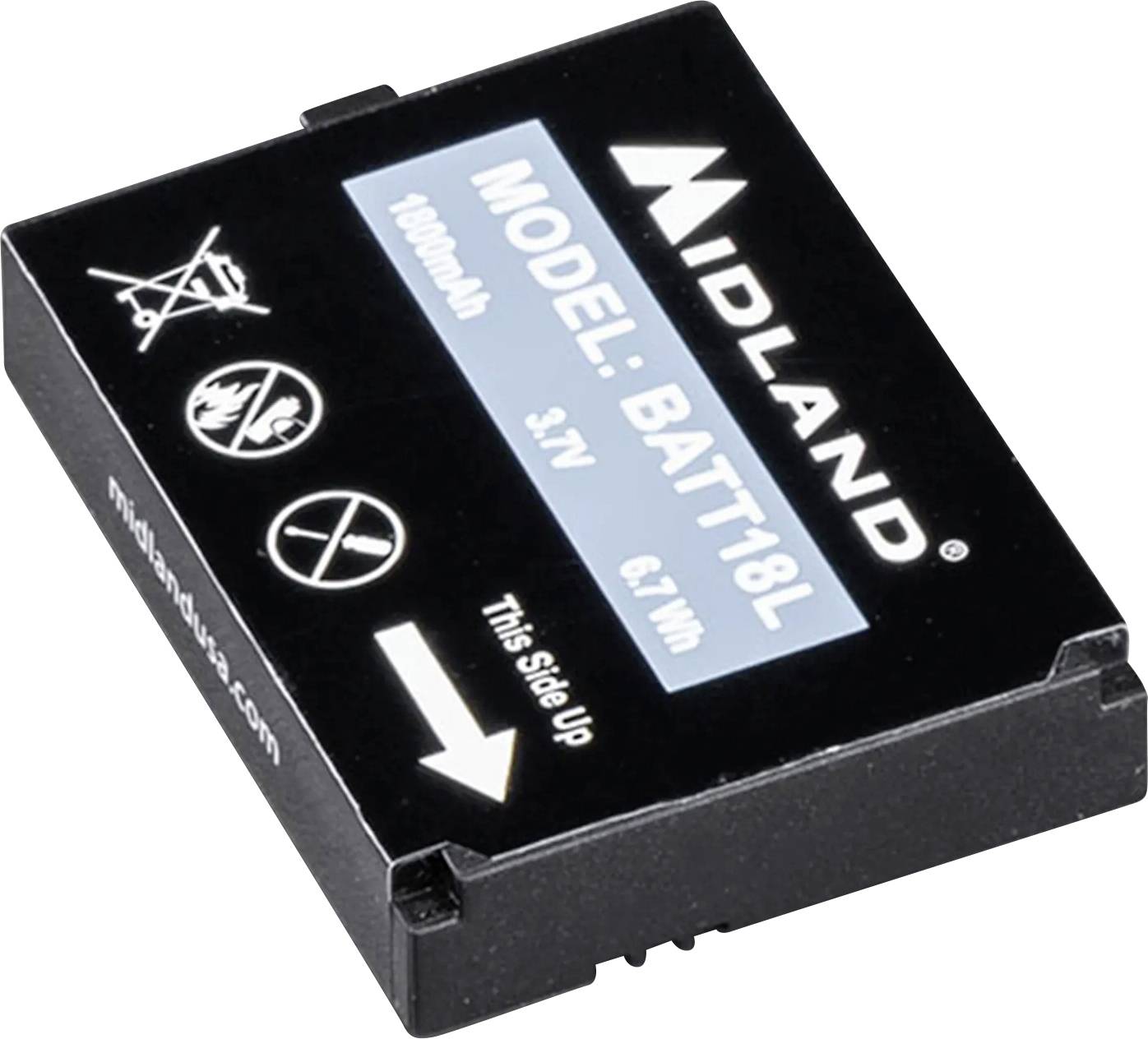 Запасний акумулятор Midland Akkupack 1800 mAh для Midland BR 180 Funkgeräte C1628