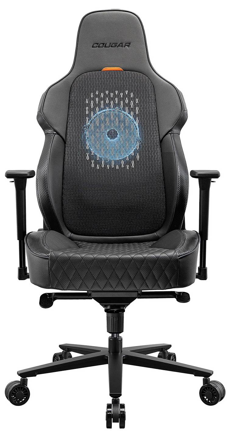 Cougar CGR-ARP-BLB Fotel gamingowy czarny-1