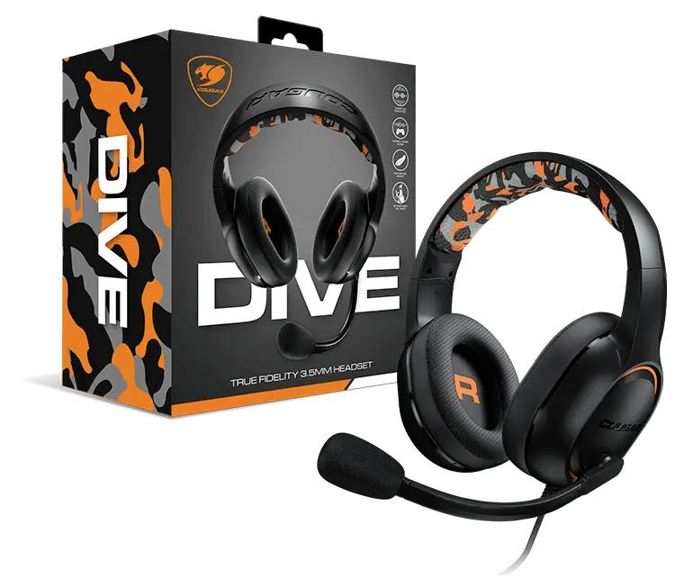 Cougar CGR-P50B-270 Słuchawki wokółuszne przewód stereo czarny gaming-8