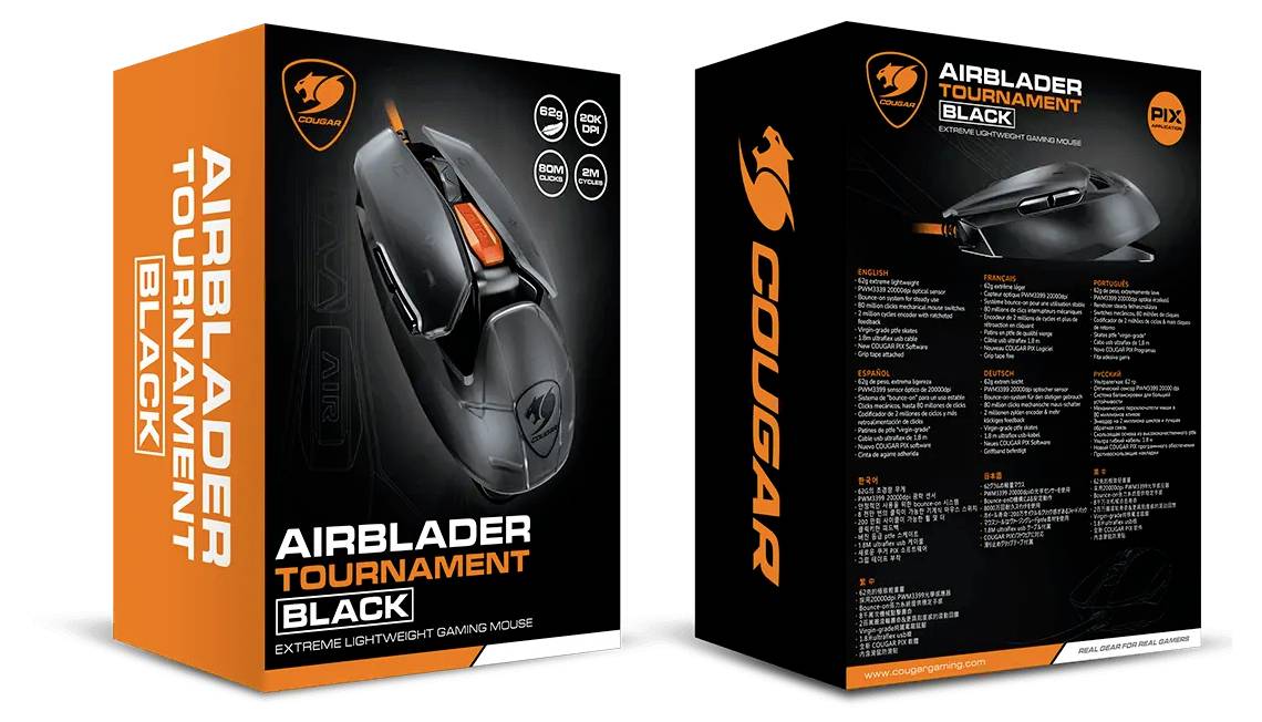 Mysz gamingowa przewodowa Cougar CGR-WONB-M487 20000 dpi-2