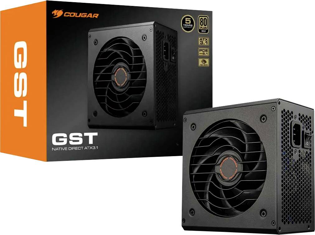 Cougar GST850 Zasilacz do komputera 850 W ATX 80 PLUS®-0