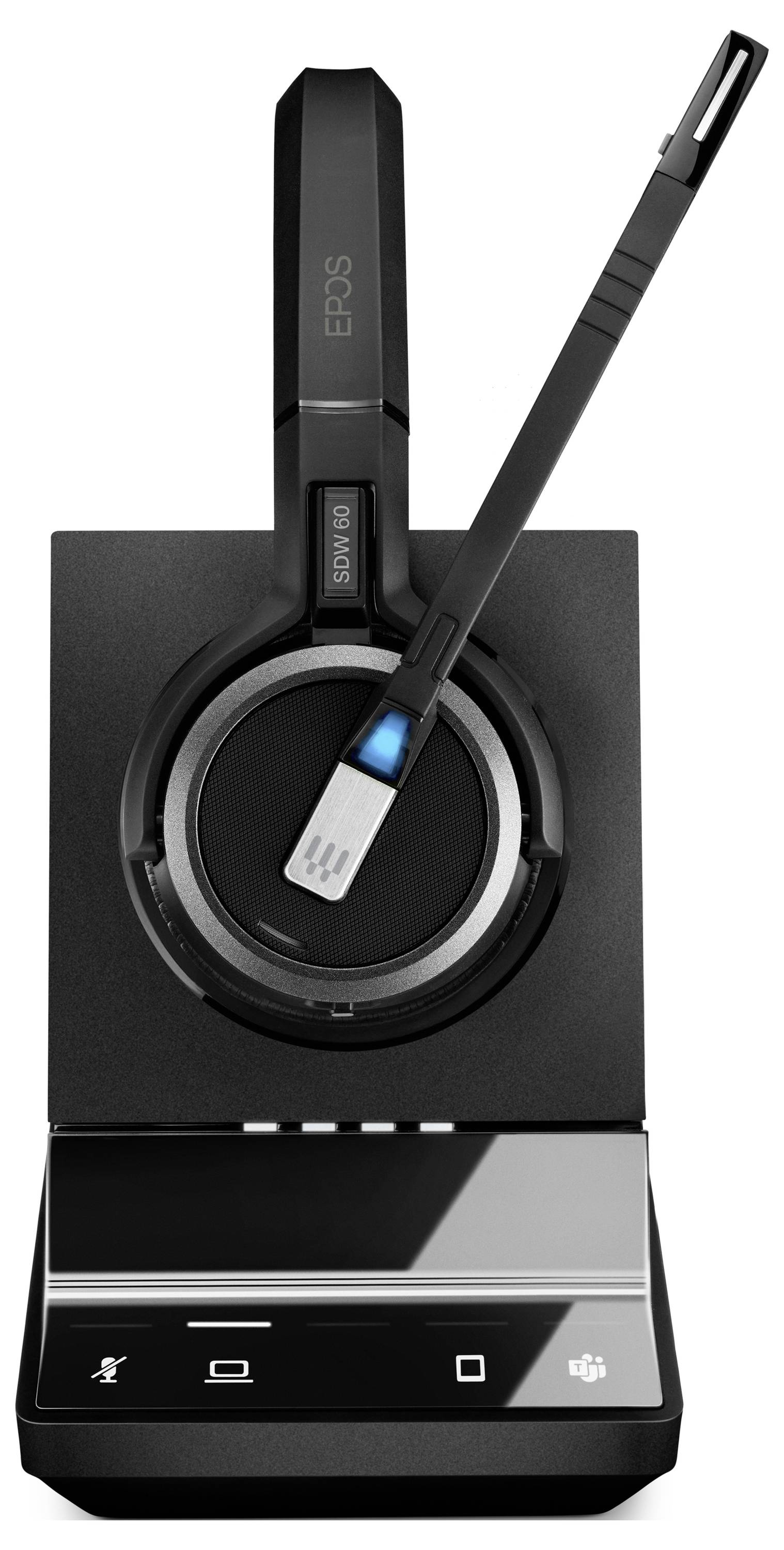 EPOS IMPACT SDW 5063T Słuchawki nauszne bezprzewodowe, DECT stereo wielobarwny Wyciszanie hałasów, redukcja szumów mikro-6