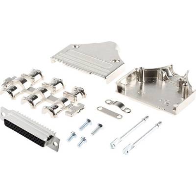 MH Connectors MHDM25-HD44FS-K Zestaw listew męskich D-Sub, rzędy: 3, styki: 25, 180 °, 1 szt.-0