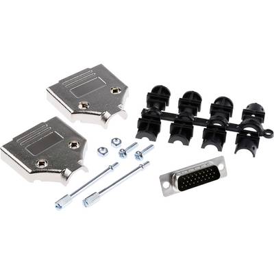 MH Connectors MHDTPK15HD26MS-K Zestaw listew męskich D-Sub 180 ° Ilość styków: 26 kielich lutowniczy 1 szt.-0