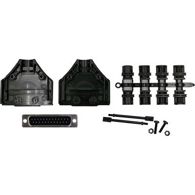 MH Connectors MHDTPPK25-DB25PK Zestaw listew męskich D-Sub, rzędy: 2, styki: 25, 180 °, 1 szt.-0