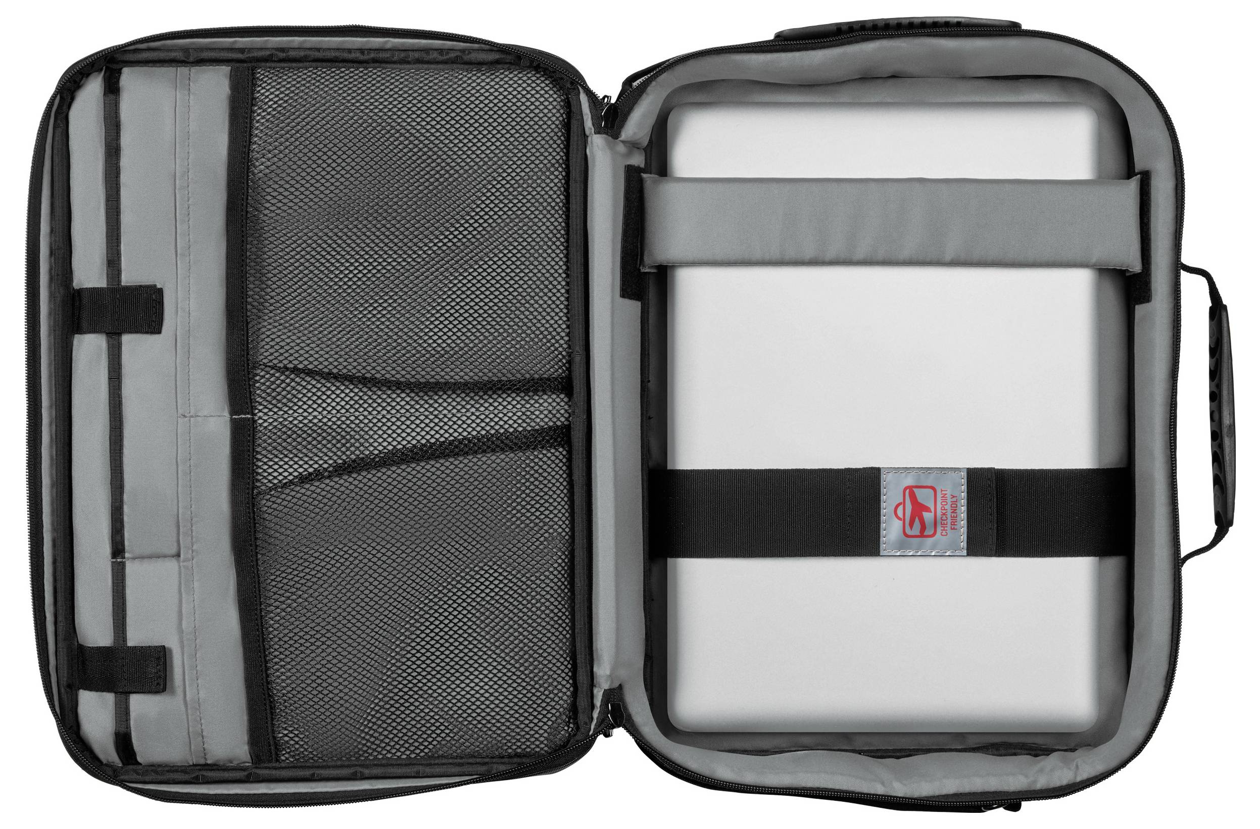 Сумка для ноутбука Wenger Insight 600646, 39,6 см (15,6 дюйма), (Ш x В x Г) 410 x 310 x 140 мм, сіра