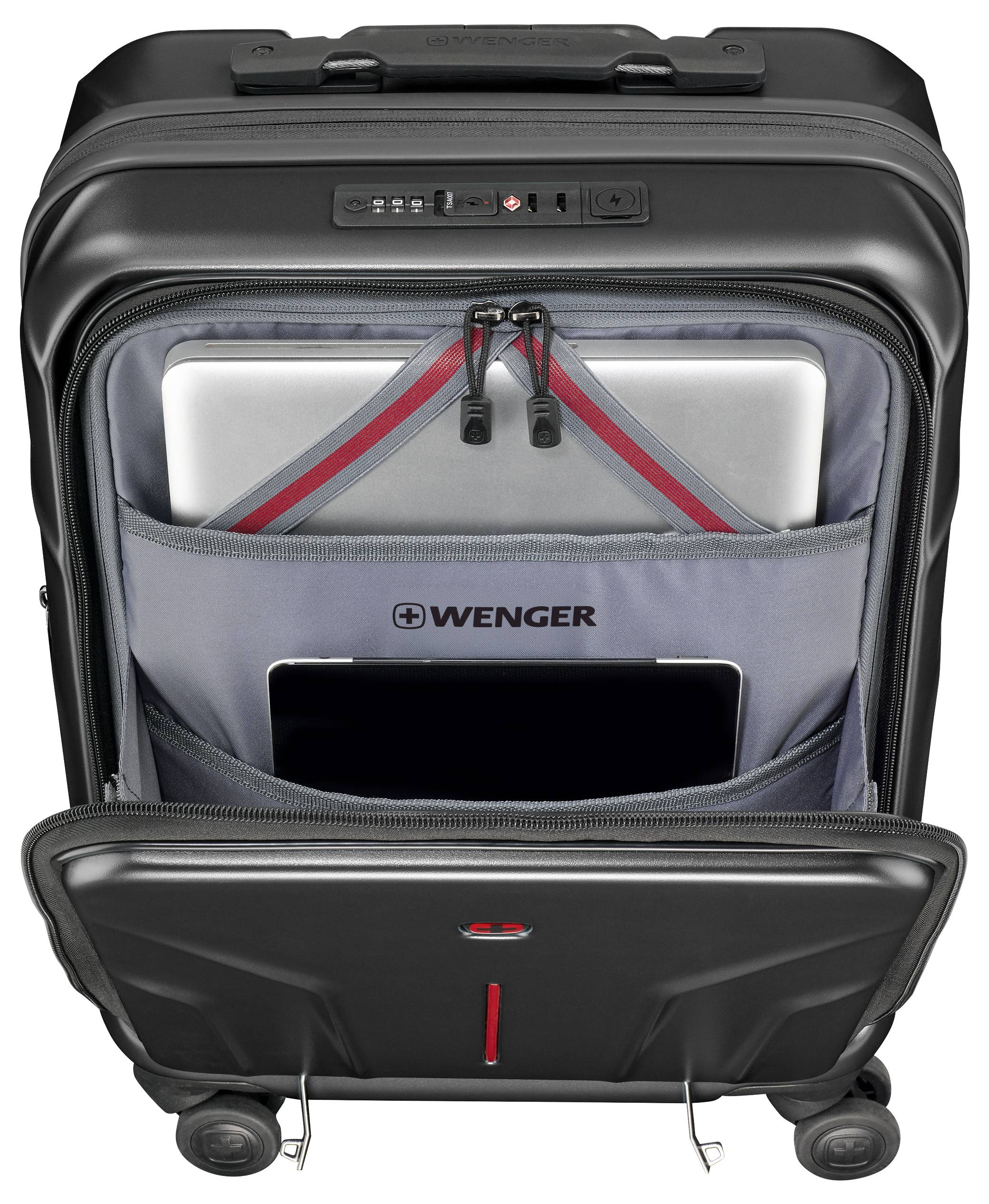 Сумка для ноутбука Wenger Amplix Hardside Carry-On 653323, колір виробника: чорний