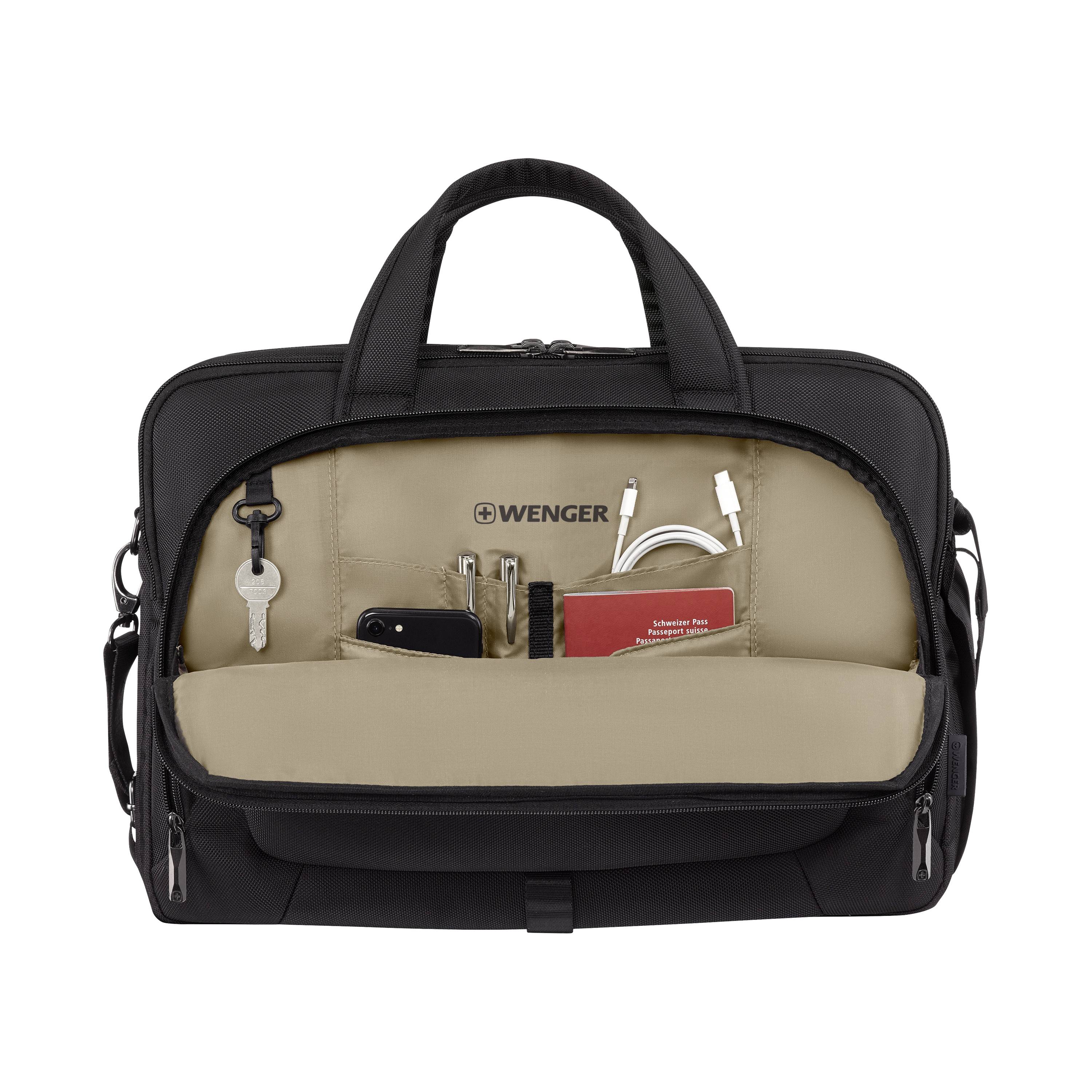 Torba na laptopa Wenger Meteor 653498, 43,2 cm (17") , (S x W x G) 450 x 310 x 170 mm, czarny-9