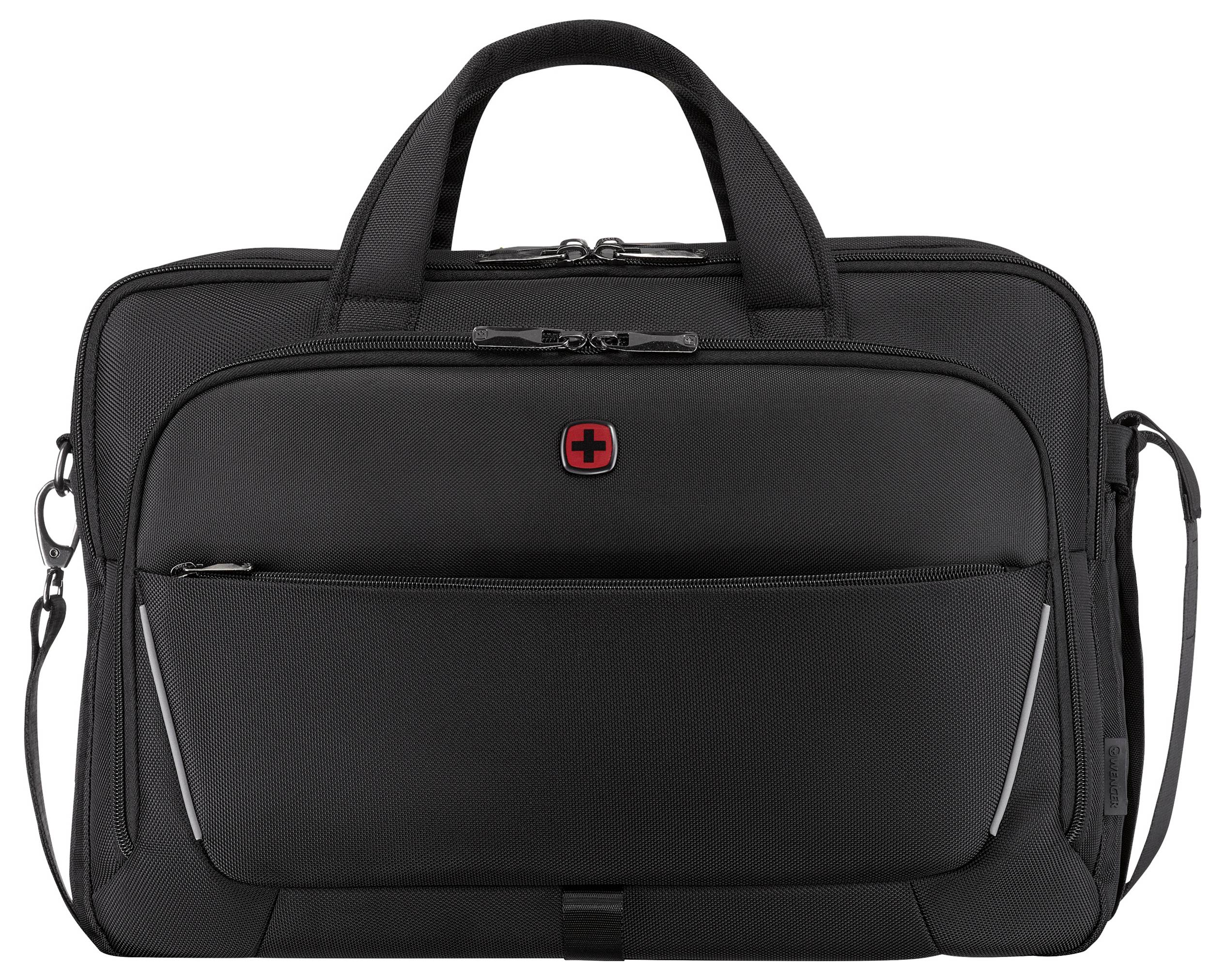 Сумка для ноутбука Wenger Meteor 653498, 43,2 см (17 дюймів), (Ш x В x Г) 450 x 310 x 170 мм, чорна