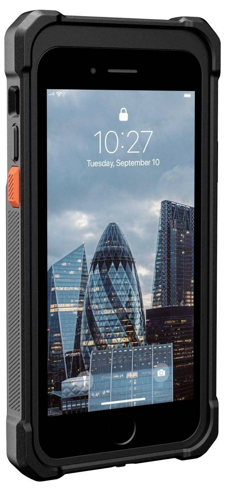 Urban Armor Gear WF0000044040 Etui na zasilacz Apple iPhone SE (2022), iPhone SE (2020) czarny Zintegrowana bateria WF00-4