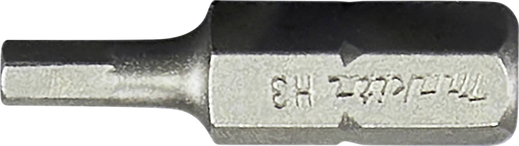 Makita B-23690 Bit szcześciokątny Końcówka wkrętaka: 1/4" (6,3 mm) Kształt końcówki: sześciokąt 3 mm 25 mm-0
