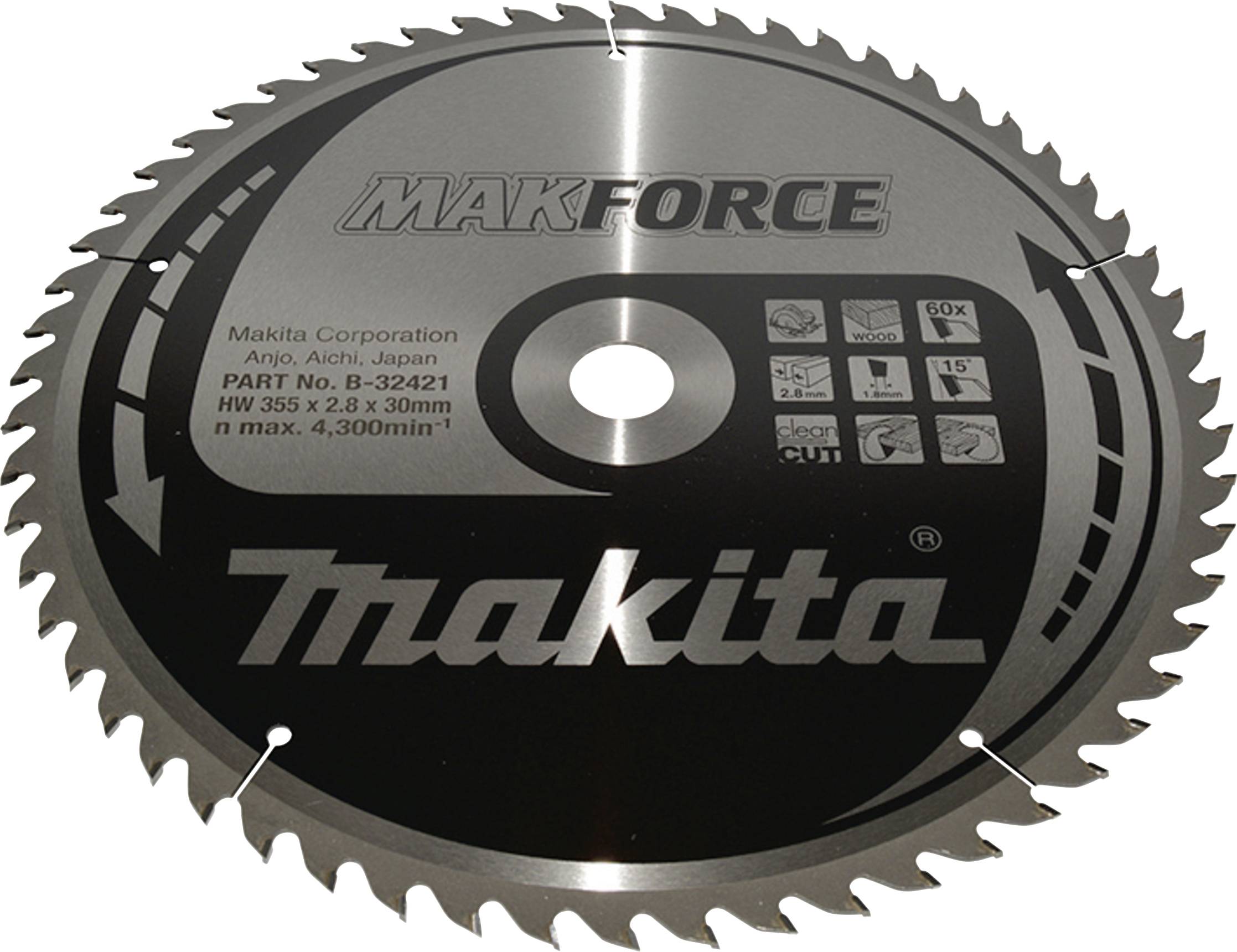 Tarcza tnąca Makita 355 x 30 x 2.8 mm 1 szt.-0