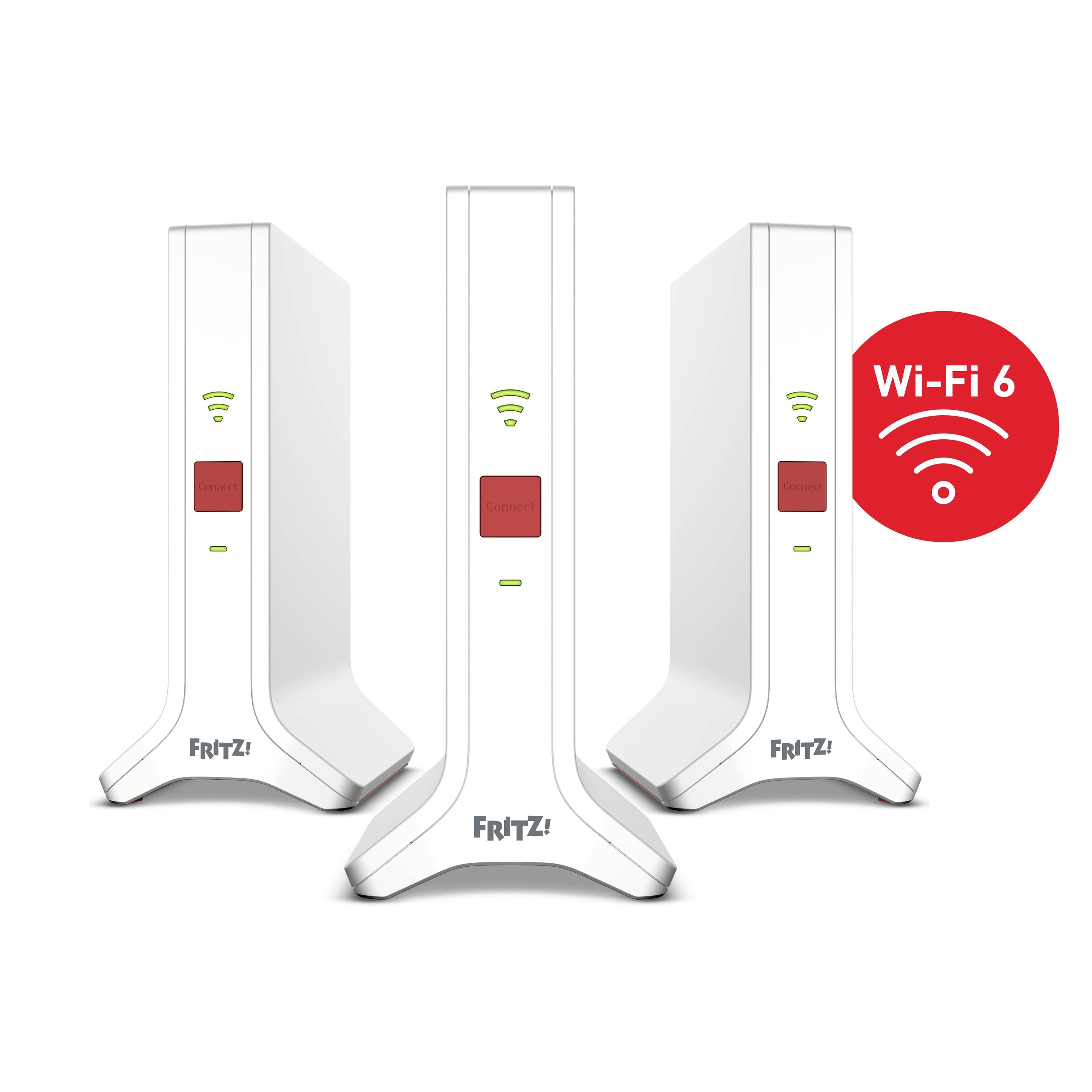 FRITZ! Repeater WLAN FRITZ!Mesh Set 4200 3er-Set 20003107 LAN 10/100/1000 MBit/s Mesh-5