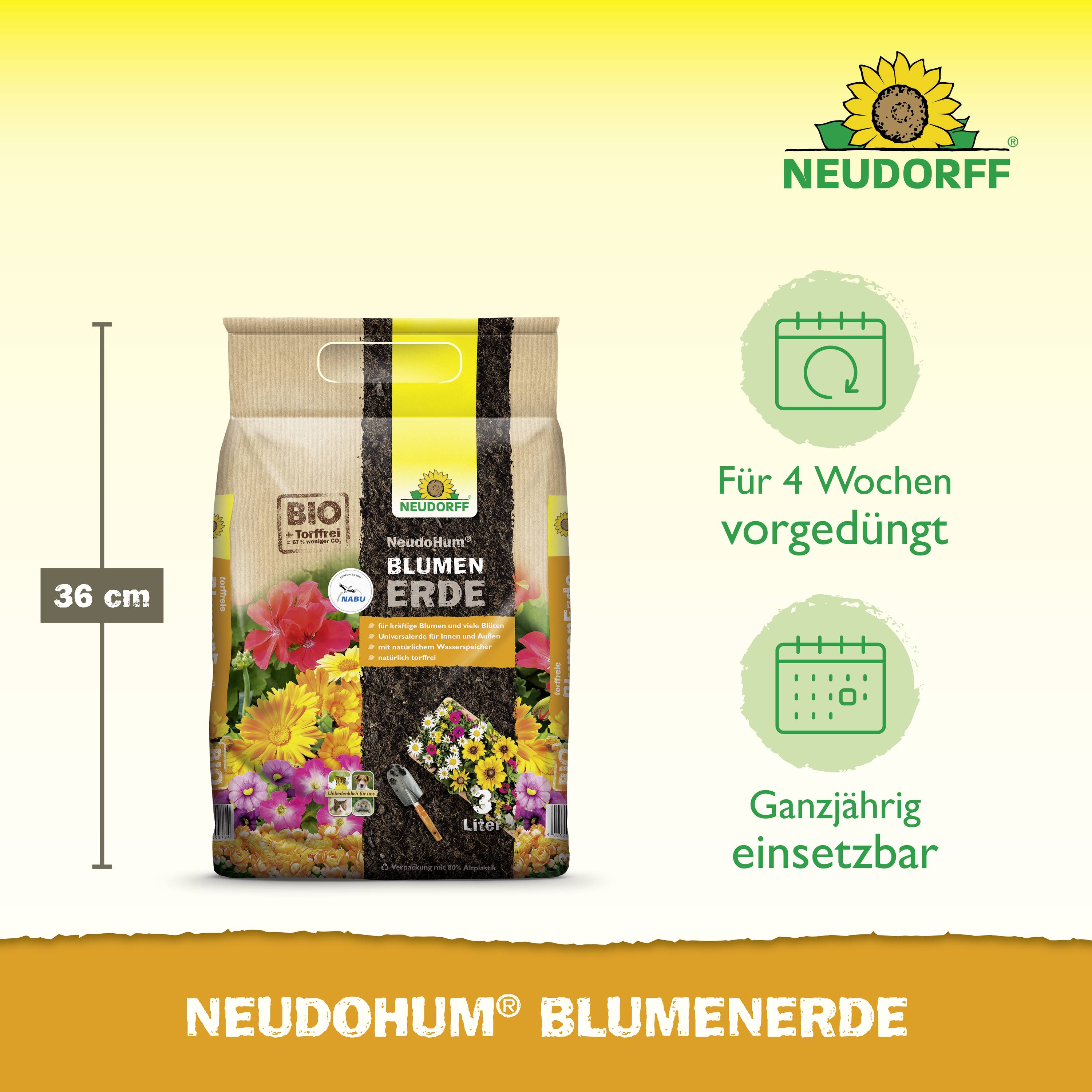 Neudorff 00973 Ziemia doniczkowa NeudoHum 1 l-2
