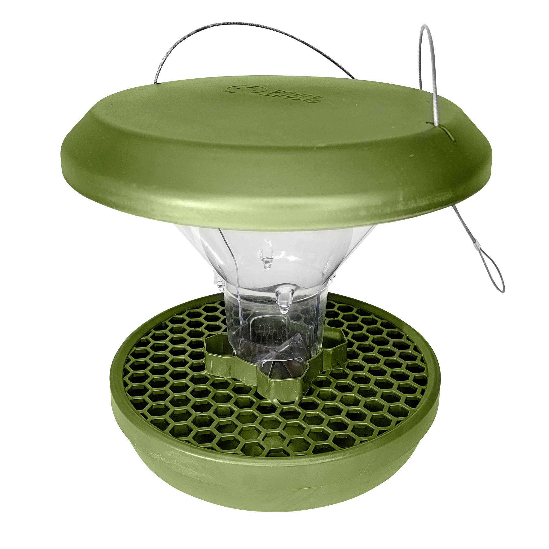 Swissinno Großvogel-Abwehr-Ring für Futtersilo Großvogel-Abwehr Ring für Vogelfutter Silos Davos und Lucerne srebrny 1 s-2