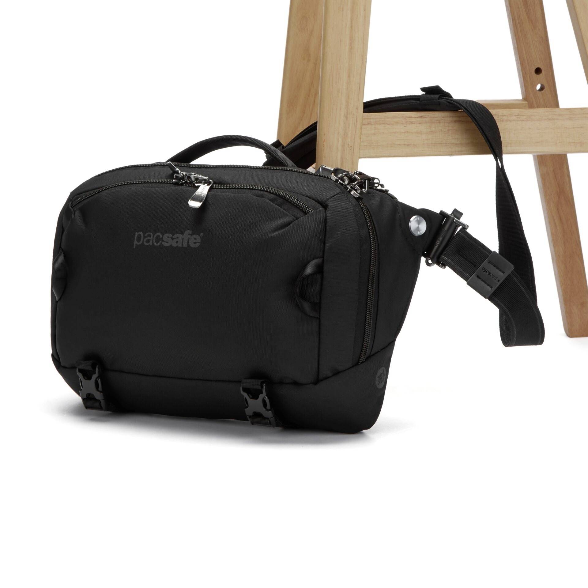 Torba na laptopa Pacsafe EXP 12 Sling 60311100, 33,0 cm (13") , (S x W x G) 36.5 x 24.5 x 11 cm, czarny-11