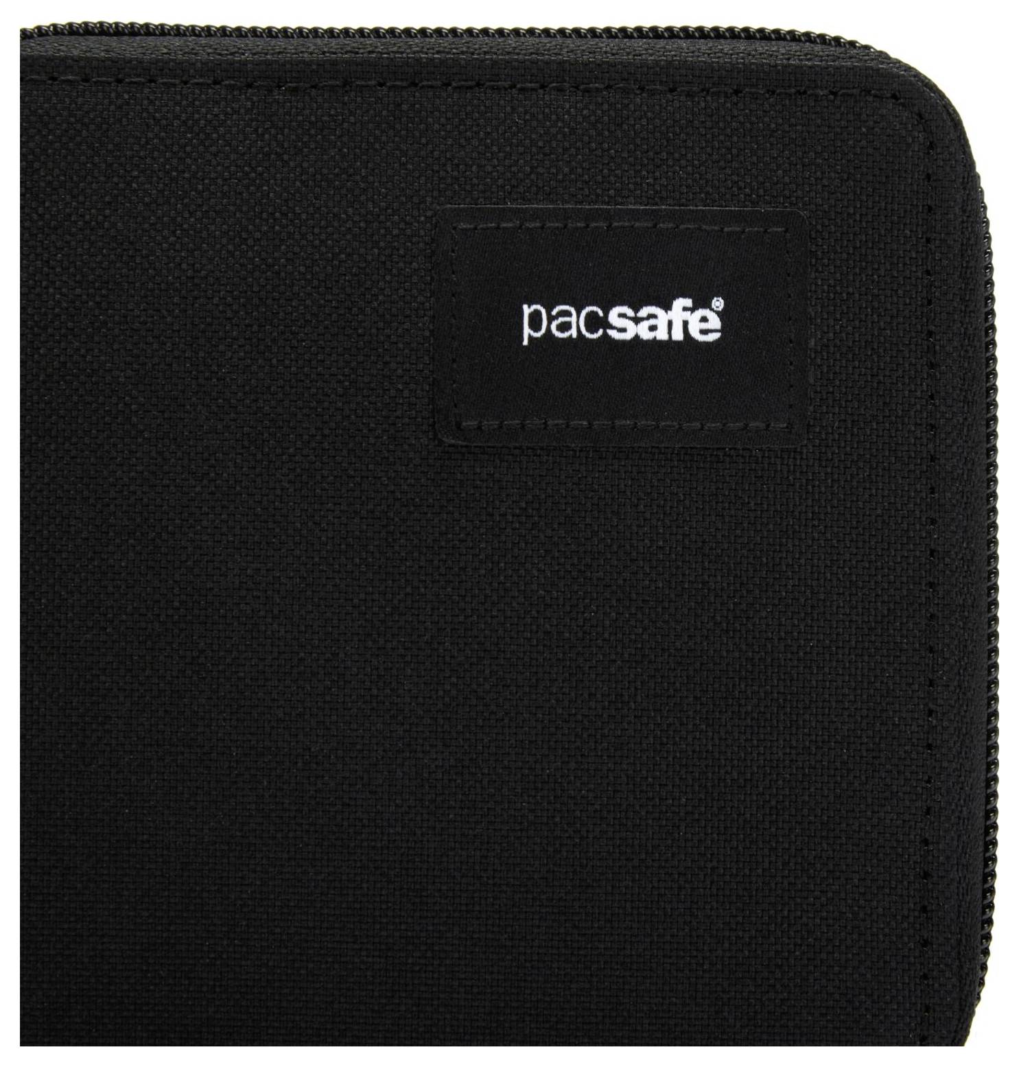 Pacsafe Portfel RFIDsafe Zip Around Wallet (S x W x G) 11 x 10 x 2 cm czarny 11050130-4