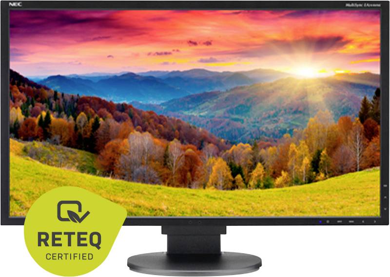 NEC Multisync EA244WMI-BK Monitor Refurbished (bardzo dobry) 61.2 cm (24.1 cal) 16:10 5 ms DisplayPort, DVI, HDMI, USB L-0