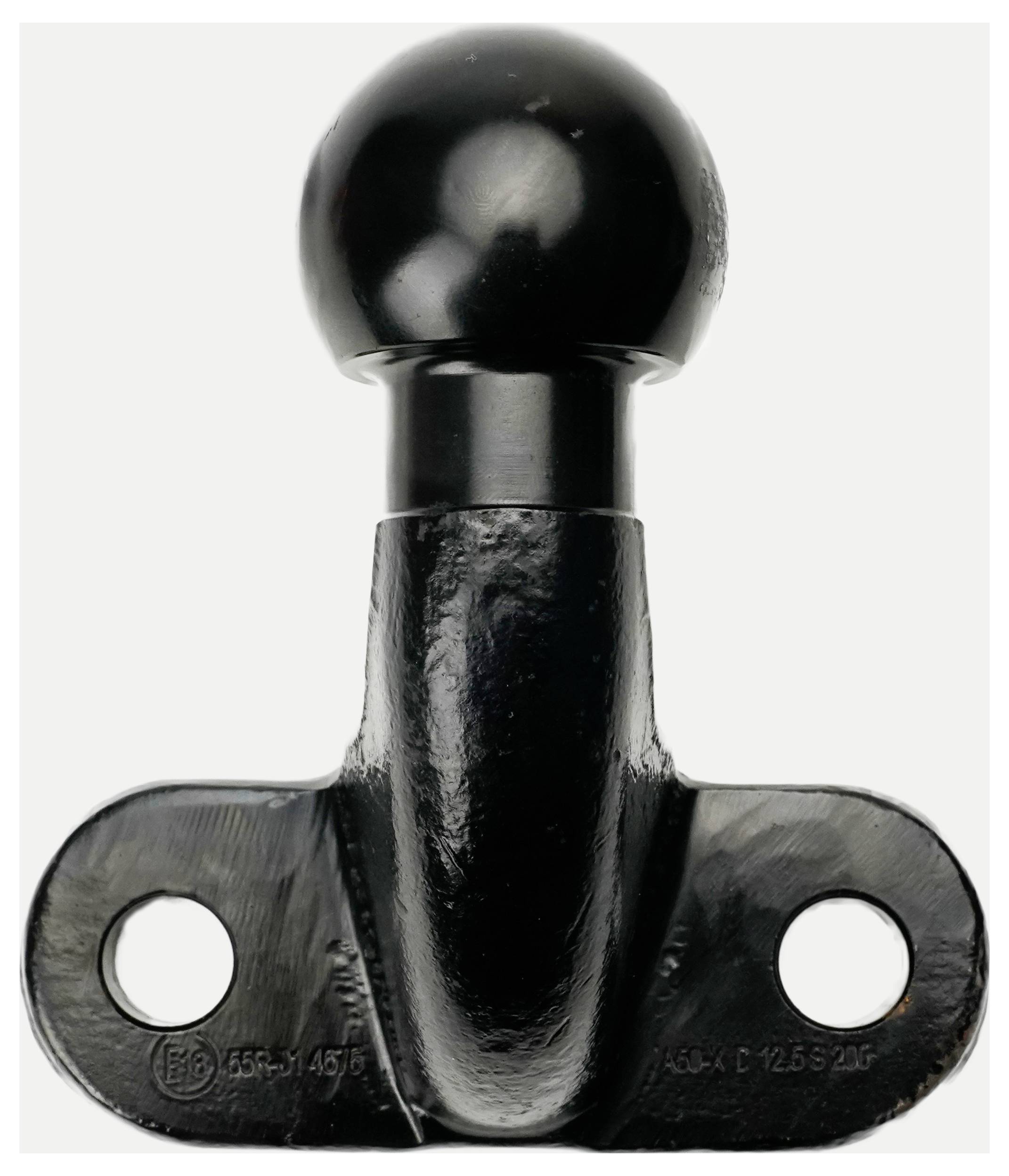 Захисний ковпачок для гачка IWH Anhängerkupplungskugel, Kugelkopf Ø50mm, rechtwinklig, schwarz 19613, 1 шт.