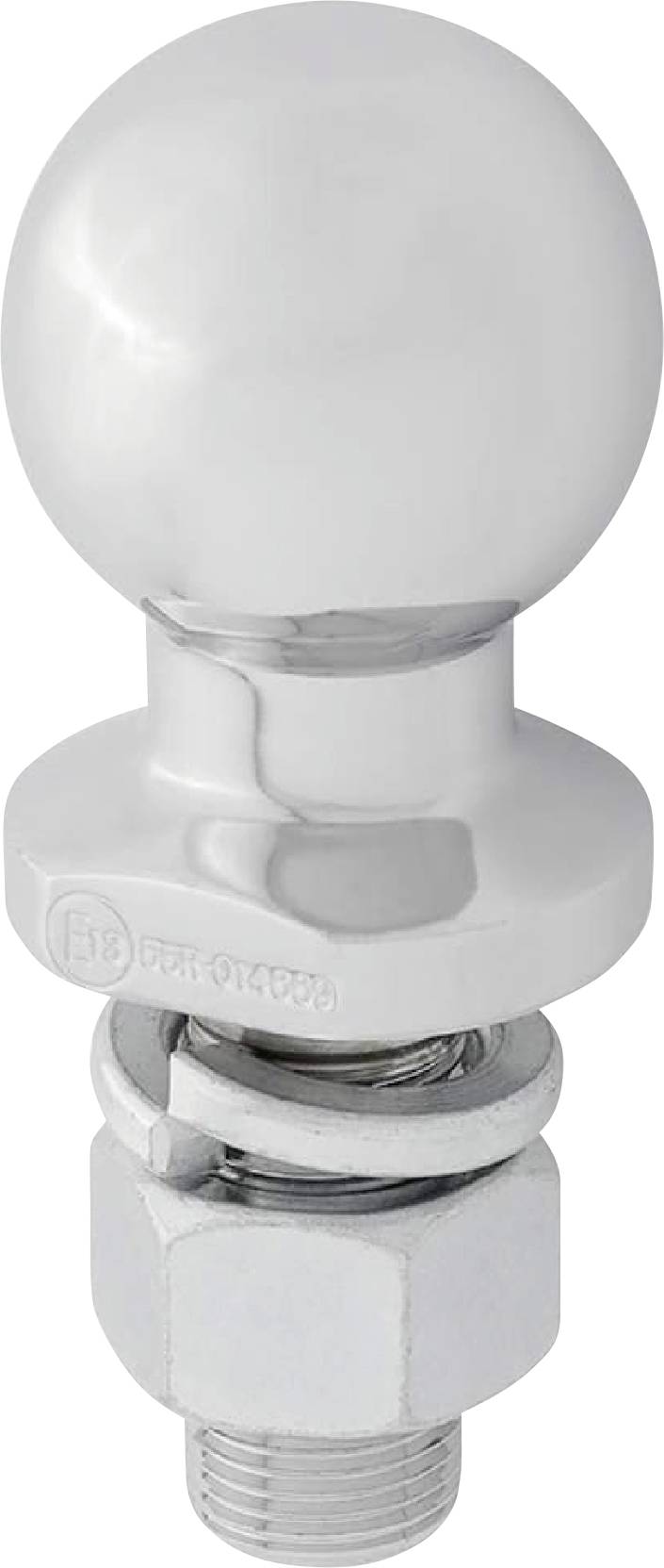 Шарнір IWH Anhängerkupplungskugel Ø50 мм, 2 т, Kugelkopfbolzen, gerade, Ackerschiene 19614, 1 шт.