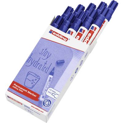 Edding e3000 4-3000003 Marker permanentny niebieski Wodoodporny: Tak-0