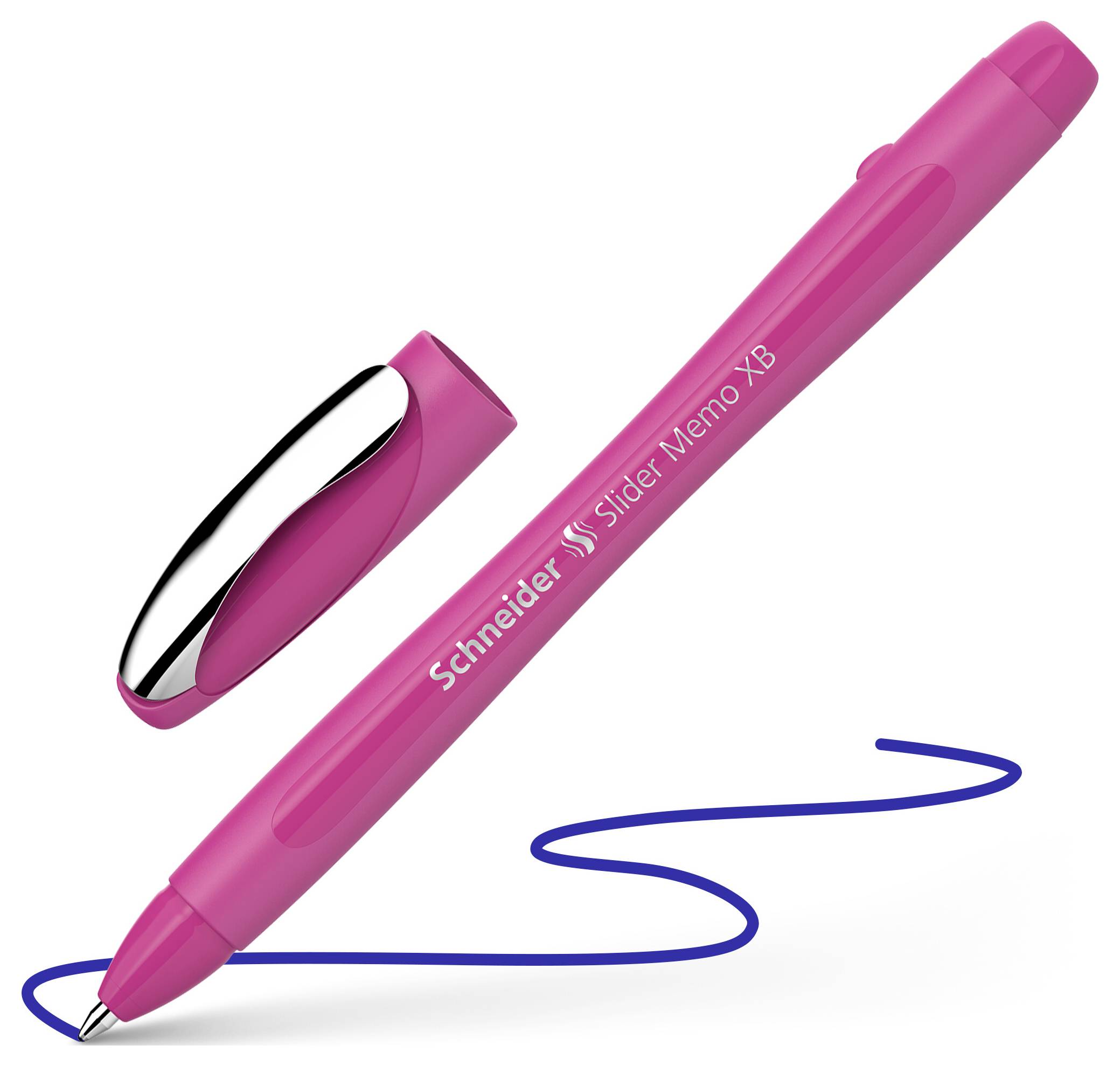 Schneider Schreibgeräte Slider Memo XB power pink 150219 Długopis 0.7 mm Kolor zapisu: niebieski 1 szt.-1