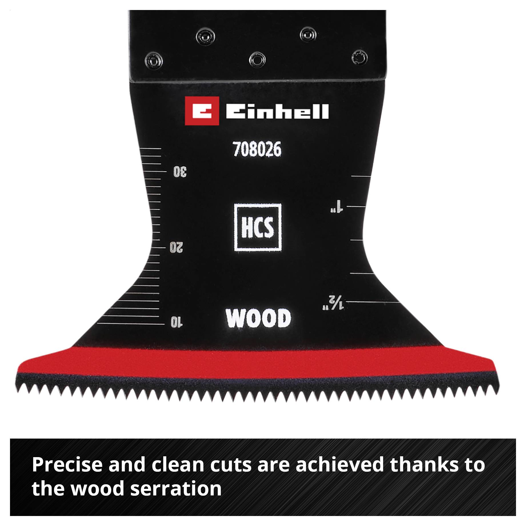 Narzędzie do pracy z "zabkowaniem drewna" do czystych i precyzyjnych cięć drewna od "Einhell".