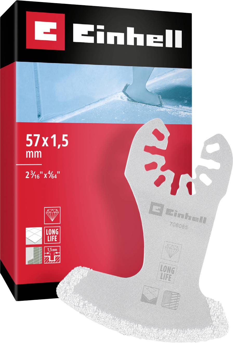 Пильний диск Einhell Segmentmesser DIA 57 мм 708085 1 шт.