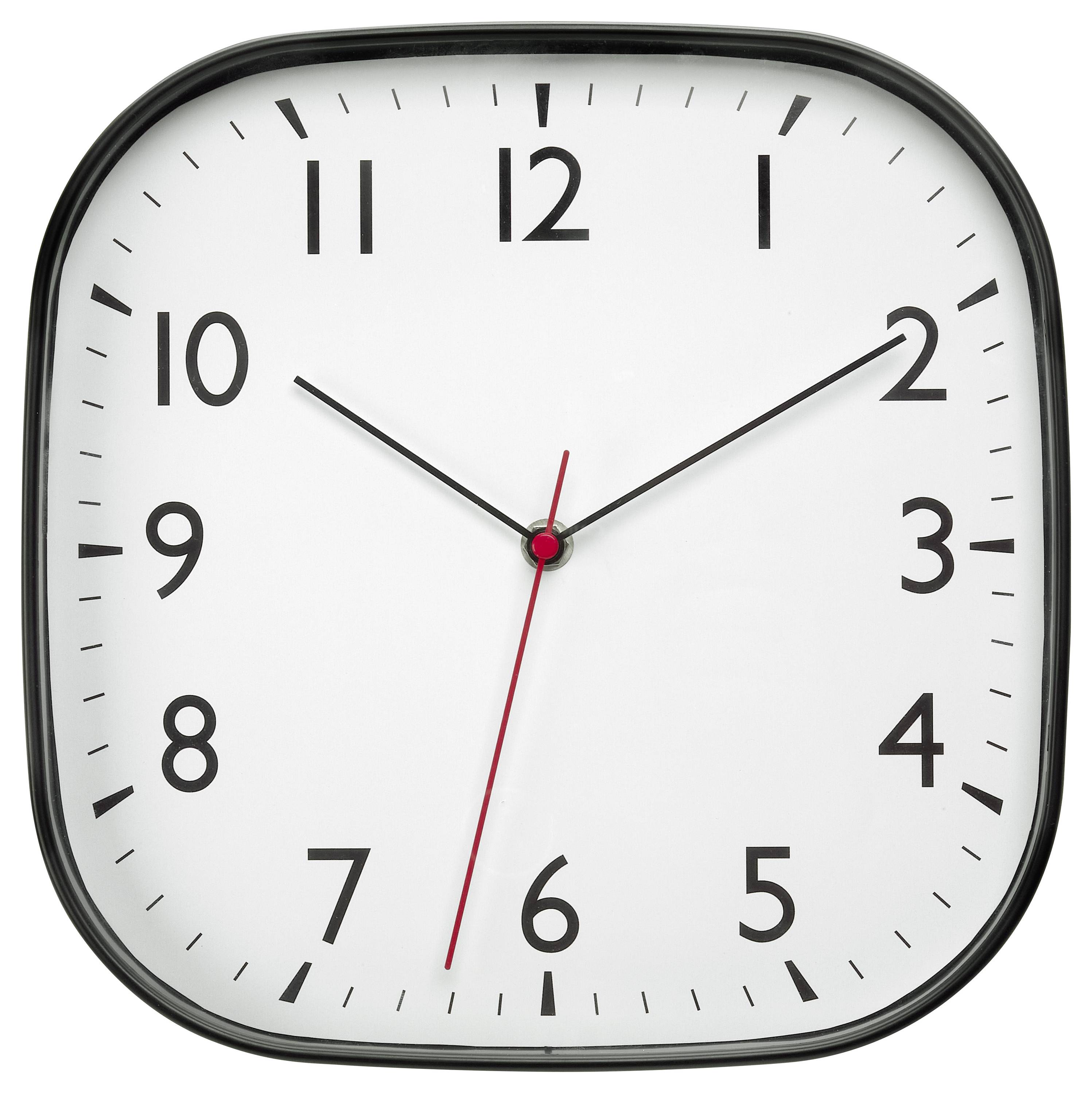 Настінний кварцовий годинник TFA Dostmann 60.3076.01, 279 мм x 49 мм x 279 мм, чорний, з тихим механізмом роботи