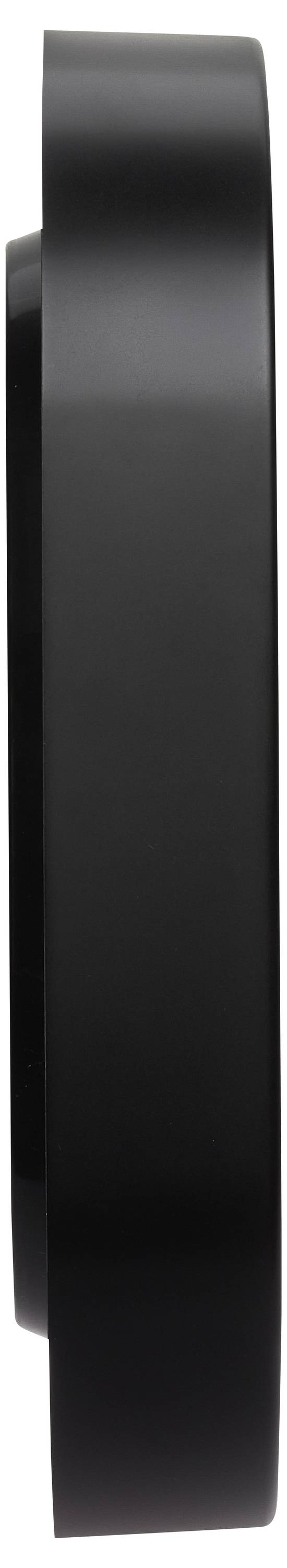 Настінний кварцовий годинник TFA Dostmann 60.3076.01, 279 мм x 49 мм x 279 мм, чорний, з тихим механізмом роботи